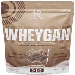 Cek Halal Rimbalife Wheygan Pangan Tambahan Untuk Olahragawan Tinggi Energi Protein Rasa Dark Choco BPOM