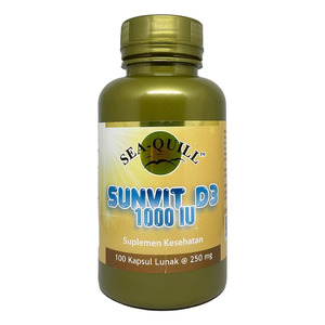 Cek Halal Sea-Quill Sunvit D3 1000 IU BPOM