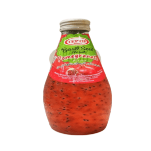 Cek Halal Teptip Brand Minuman Biji Basil Rasa Delima (Basil Seed Drink Pomegranate Flavour) BPOM