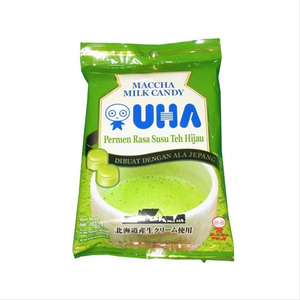Cek Halal Uha Permen Rasa Susu Teh Hijau (Maccha Milk Candy) BPOM